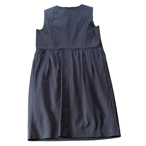 Magaschoni Collection black dress with pockets and zipper back. Size 16 - Picture 3 of 3